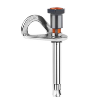 Mountaineering and rock climbing removable anchor point stainless steel pit nail hanging piece high-altitude work safety rope fixer expansion screw