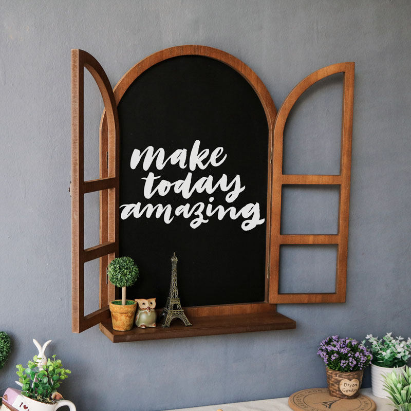 False window decoration simulation window frame 3d stereo Nordic net red indoor American retro Mediterranean homestay wall decoration