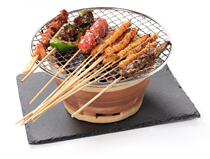 Furnace Barbecue Charcoal Domestic Hot Pot Clay Beating Side Commercial Old Style Grilled Meat Japan Style Clay Net Charcoal Casserole Resistant