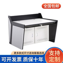 Customized thickened monitoring desk operation console command center dispatching double triple thickened wooden customized table central control