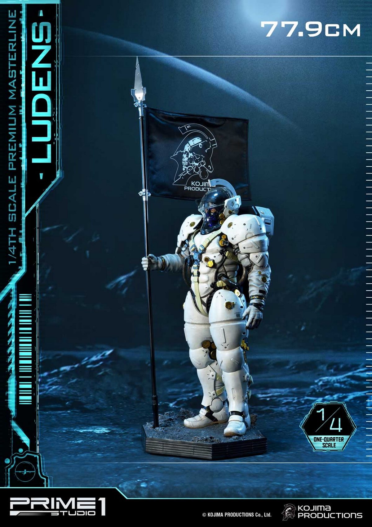 Prime 1 Studio Ludens Hideo Kojima Statue 1/4 Figure Resin Model