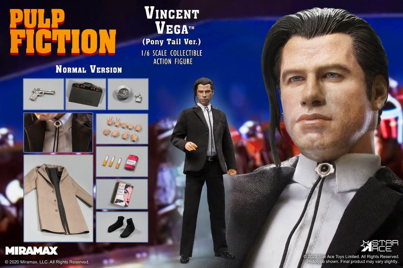 Star Ace Toys SA0086 1/6 Pulp Fiction Vincent Vega 2.0 Action