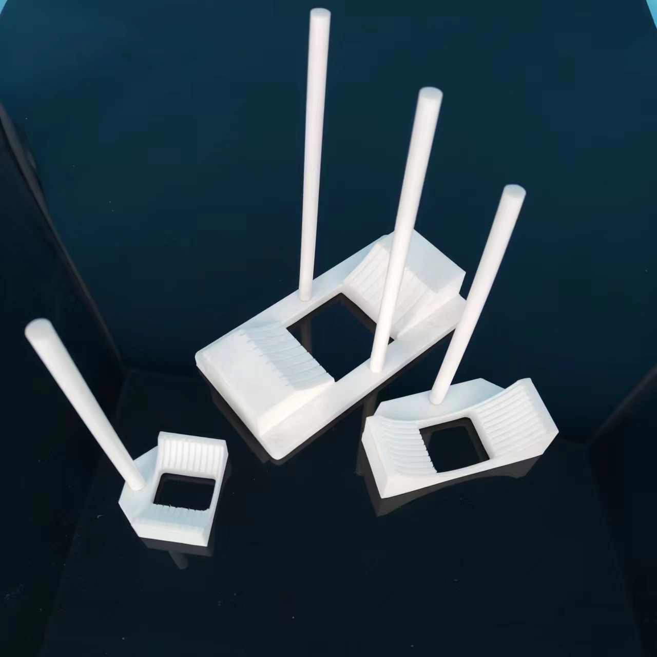 圆形竖放聚四氟乙烯清洗花篮 导电玻璃硅片清洗架 2/3/4/5/6/7/8英寸