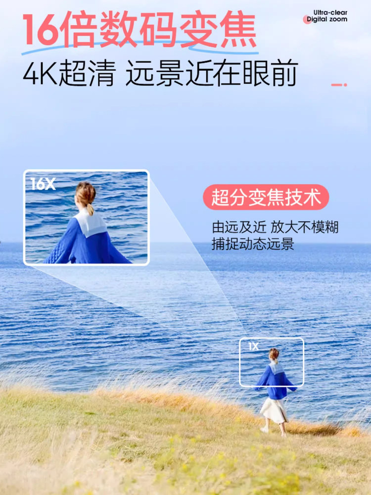 Ccd Camera Student Party High-Definition Digital Camera Children's Retro Campus Entry-Level New Year Gift for Girls Birthday Present