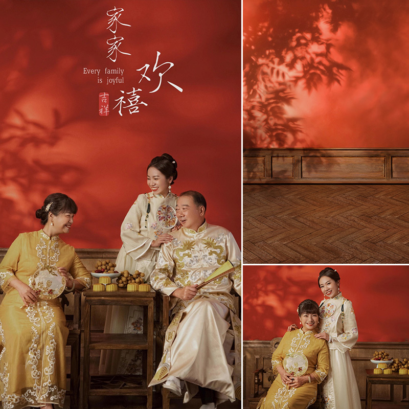 Family Portrait Style Photo Studio Wedding Photography Xiuhe Traditional Costume Studio Indoor Personalized Creative Photo Art Family Photo Family of Three Photoshoot Commercial Parent Commemoration Mh-0932 Family Portrait Style Photo Studio Wedding Photography Xiuhe Traditional Costume Studio Indoor Personalized Creative Photo Art Family Photo Family of Three Photoshoot Commercial Parent Commemoration Mh-0932