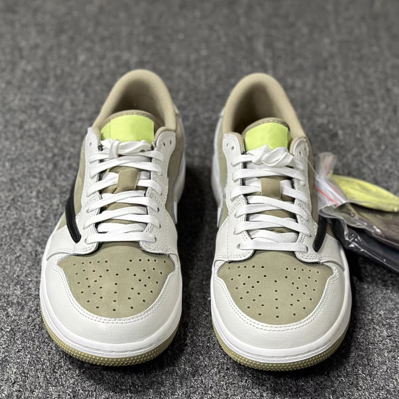 Visecoo Travis Scott 6.0 Golfe Green and White Unisex Golf Casual Retro Sneakers Visecoo Travis Scott 6.0 Golfe Green and White Unisex Golf Casual Retro Sneakers