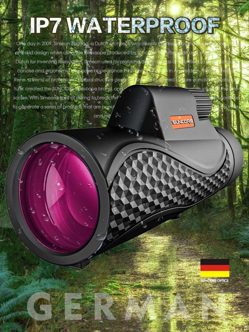 Shunguang monocular telescope high-power high-definition low-light night vision professional-grade portable nitrogen-filled waterproof ED outdoor telescope