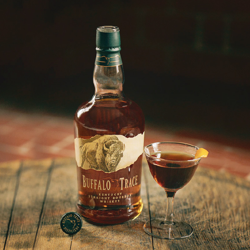 《威士忌圣经》93.5分 美国进口 BUFFALO TRACE 野牛仙踪  波本威士忌 750mL 天猫优惠券折后￥178包邮（￥248-70）