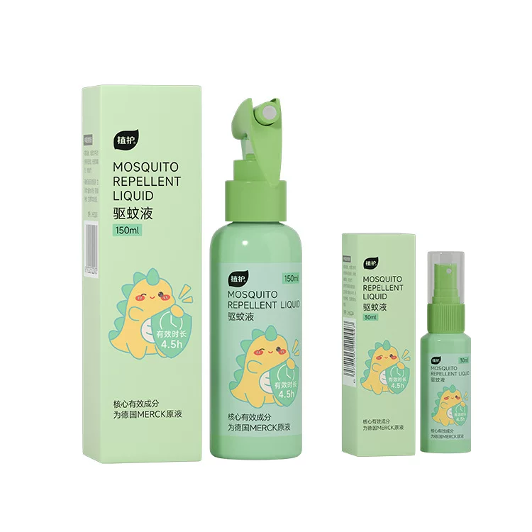 Средство от комаров Mosquito repellent fluid, портативный распылитель для путешествий, туалетная вода (Eau de Toilette), 30 ml, 150 ml