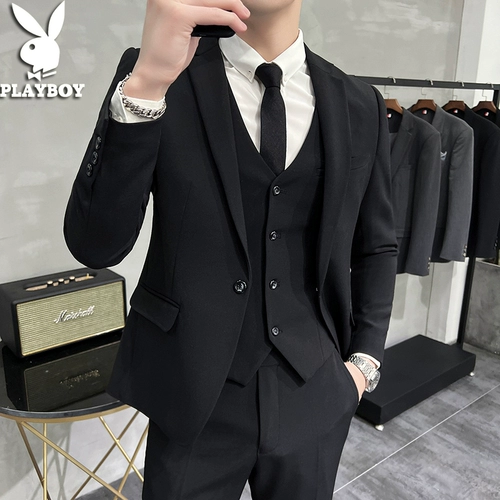 Playboy, комплект, куртка, классический костюм для отдыха, пиджак классического кроя, в корейском стиле