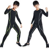 Children Basketball Football Yoga Boxing Training Sports Tight Fit Suit Warm Beating Bottom Suction Sweat quick dry breathable autumn