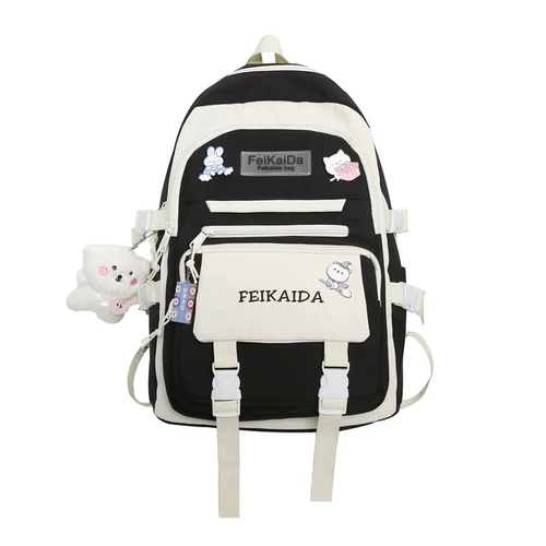 Ранец, сумка через плечо, вместительный и большой рюкзак, брендовая небольшая сумка, для средней школы