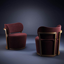 Italian Light Luxury Living Room Solid Wood Leisure Chair Nordic Clothing Armchair Club Chair