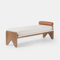 Designer Creative Genon Bench New Living Room Solid Wood Sofas Bench Cloakroom Swap for the Bench Bedroom Cloth Art Bed Tailstool