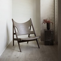 Nordic minimalist atmosphere Home Drawing room Guest Sofa Chair Danish Designer Creative Fashion Leather Bouyi Leisure Chair