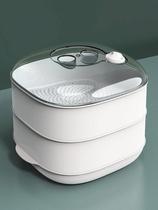 Suitable for Midea Galanz microwave oven special utensils steaming box steamer heating container with lid steaming tray steamed buns