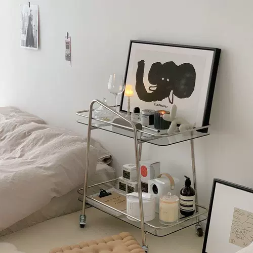 Тележка для домашнего использования, вагон-ресторан из нержавеющей стали для спальни