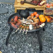 Table de barbecue multifonction pour préparation de thé cour extérieure jardin chauffage extérieur poêle à charbon de bois table de barbecue domestique