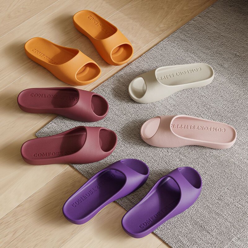 Eva Arch Support Home Slippers, Lightweight Women's Model, 2026 Hot-Selling Flat Travel Silent Non-Slip Shoes Eva Arch Support Home Slippers, Lightweight Women's Model, 2026 Hot-Selling Flat Travel Silent Non-Slip Shoes