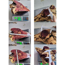 Pasture Hainan Yellow flower pear Old material wood Purple Oil Pear pear tree head material with 4 weight 2730 grams of purple oil pear tree head