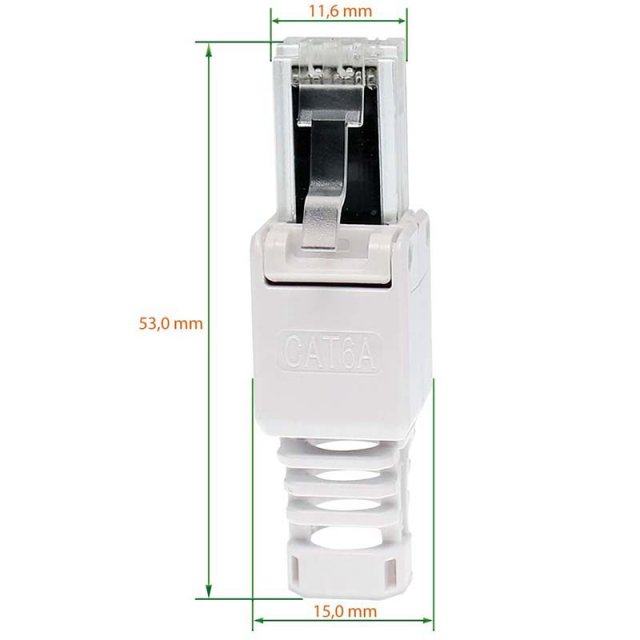 NetworkConnectors,Tool-FreeCAT6ARJ45LANUTPCableConne