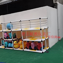 Anhui Kindergarten Outdoor Toy Containing Rack Rain Water Cloth Outdoor Large Capacity Shelve Locker Locket Building Block