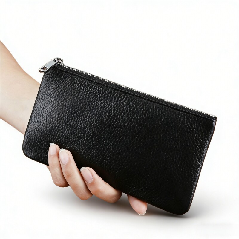 2026年新作ロングジッパーウォレット、多機能大容量コインケース、携帯電話/イヤホン/現金/書類収納バッグ