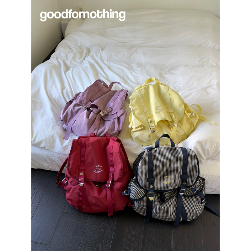 Goodfornothing Is Useless in Every Way, Four-Color Flip-Top Backpack, Large-Capacity School Bag, Outdoor Backpack, Commuter Backpack Goodfornothing Is Useless in Every Way, Four-Color Flip-Top Backpack, Large-Capacity School Bag, Outdoor Backpack, Commuter Backpack