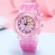 Frozen Children's Electronic Luminous Watch Girl Elsa Princess Cartoon Small Toy Kindergarten ເດັກ​ຍິງ​ອາ​ຍຸ 3 ປີ