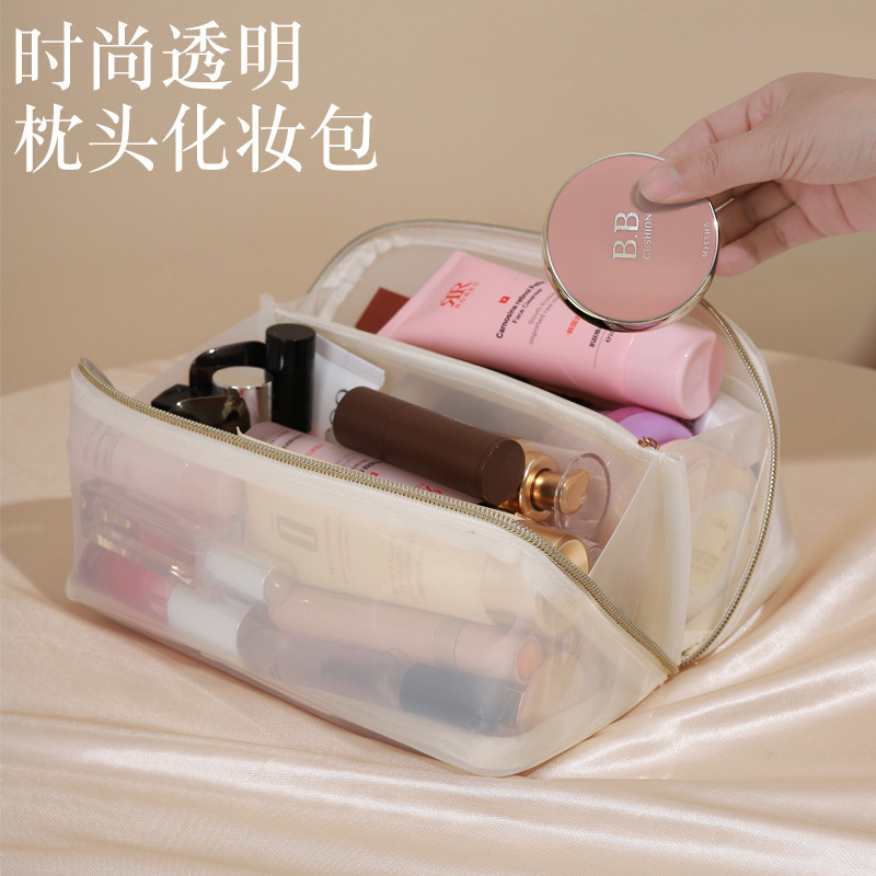New Travel Storage Bag, Popular on the Internet, ins Accordion Pillow Bag, Portable Hand-Held Toiletry Bag, Large Capacity Cosmetic Bag New Travel Storage Bag, Popular on the Internet, ins Accordion Pillow Bag, Portable Hand-Held Toiletry Bag, Large Capacity Cosmetic Bag