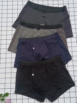 Foreign Trade Pure Cotton Mens Underwear Pure Cotton Antibacterial Flat Corner Pants High Waist Four Corners Men Youth Comfort Pure Cotton Briefs Summer