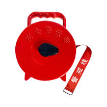 Construction and mining cordon fire traffic warning canvas thickened isolation belt warning belt cordon line 100m long 5cm wide