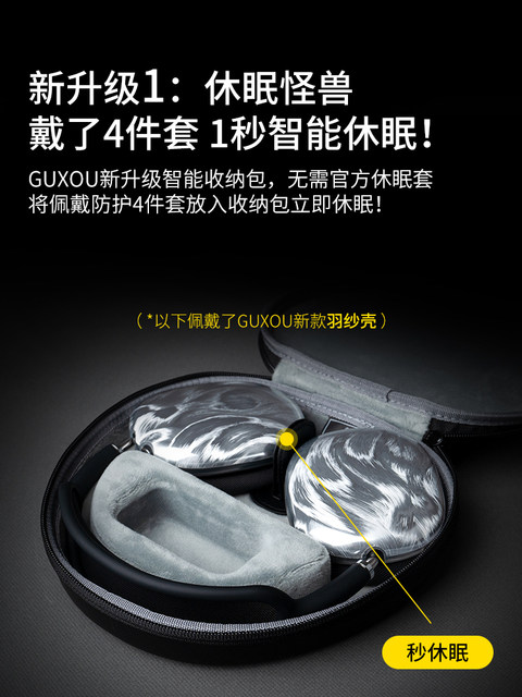 [Smart Sleep]Suitable for Airpodsmax Storage Bag, Apple Wireless Bluetooth Max2 Headphone Case, Protective Cover, AirPod Case, Apm Smart Sleep Case, Accessories, Decoration