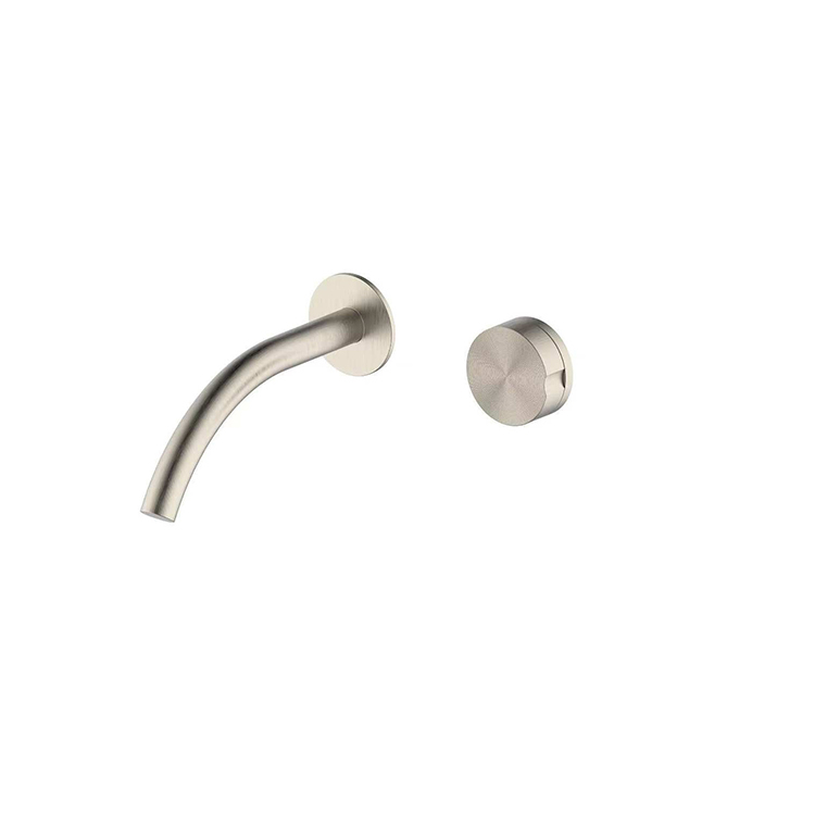 In the Wall Basin Faucet Brushed Nickel