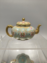 Daoguang period enamel pot in the Qing Dynasty