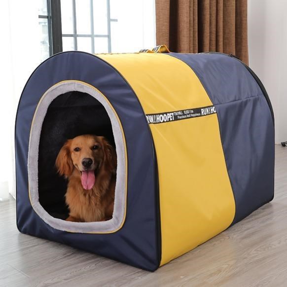 Kennel Winter Warm Pet Tent Outdoor Dog House Winter Outdoor Golden Retriever Cage Large Dog Indoor Dog House