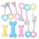 Игрушка для собак, молодая собака Тедди Бики Каки Резиновый питомец, облегчить тусклые и кусать зубы, чистая кость зубов