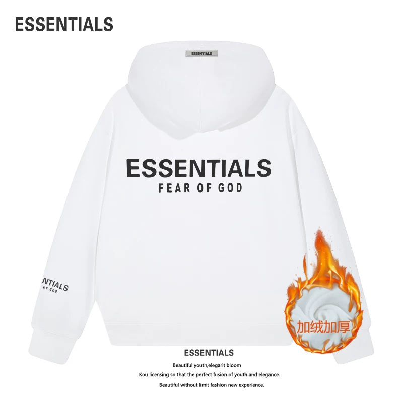 Спортивная кофта Essentials OIOI с капюшоном, спортивная кепка, худи, для любимого, американский стиль
