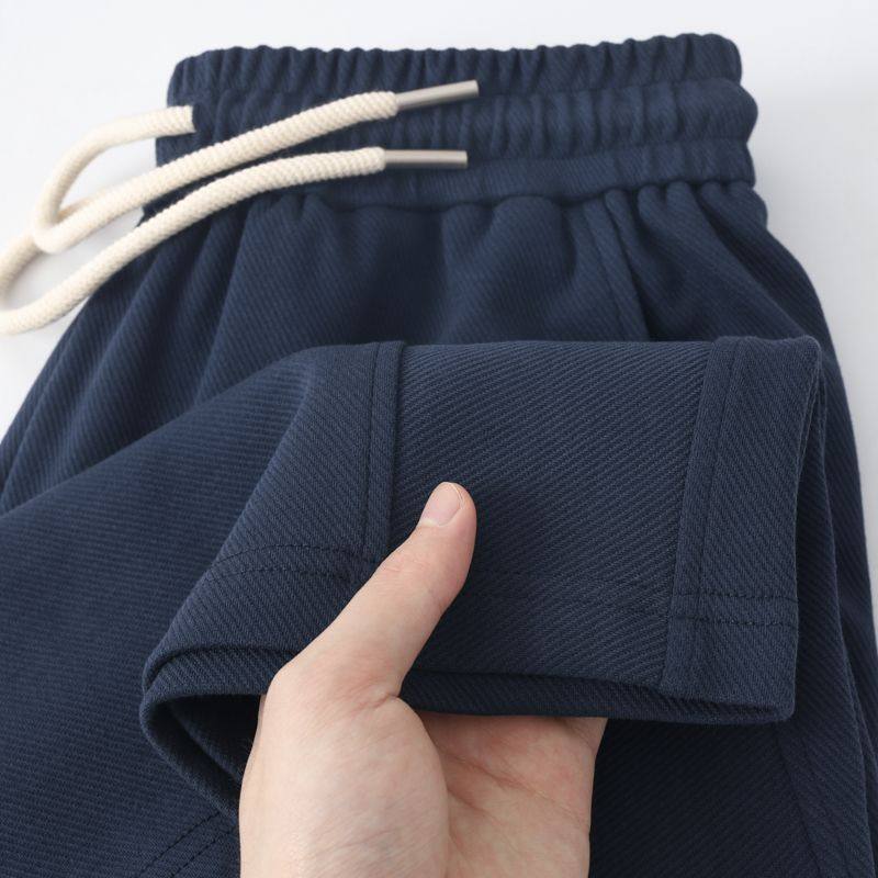 High-End Navy Blue! 300g Heavyweight Dark Blue Twill Cotton Sports Shorts, American Casual Versatile Five-Point Shorts for Men and Women High-End Navy Blue! 300g Heavyweight Dark Blue Twill Cotton Sports Shorts, American Casual Versatile Five-Point Shorts for Men and Women