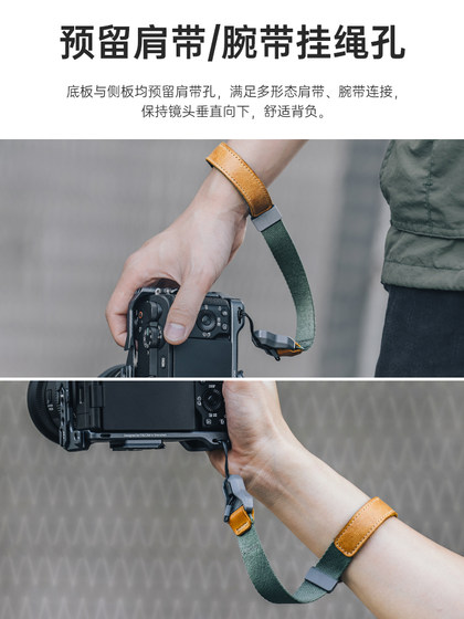 FALCAM XIAOXIAO F22 빠른 설치 소니 소니 A6700 카메라 토끼 케이지 액세서리 A6700 키트 빠른 제거 멀티 인터페이스 A6700 전체 포함 방지 방지 방지 프레임 카메라 확장 액세서리
