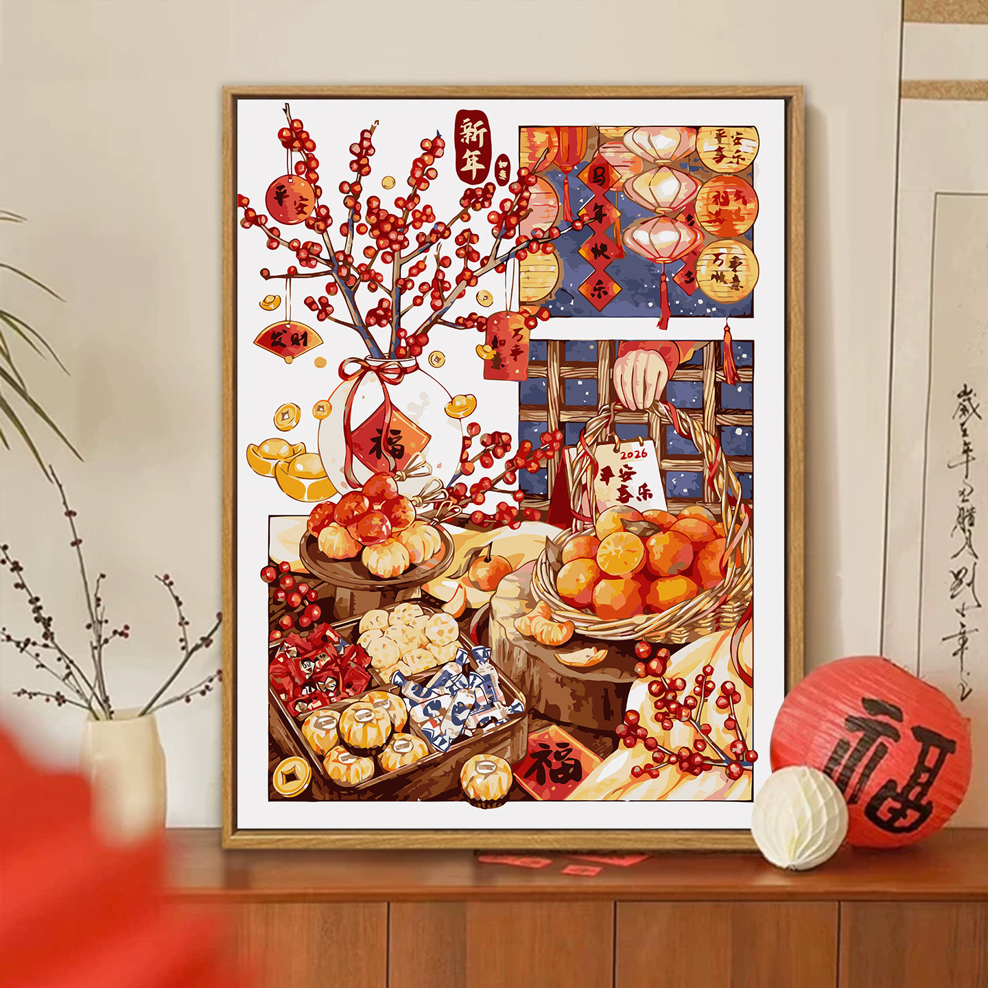 2026年,如何挑选一款新年分镜数字油画DIY挂画?-DIY-淘宝百科网
