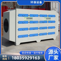 Industrial waste gas activated carbon adsorption box environmental protection box deodorizing spray paint room odor purifier paint mist treatment