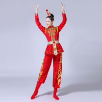 Mens workshop Mulan Ci performance Mulan costume adult Mu Guiying opera costume waist drum team stage drumming