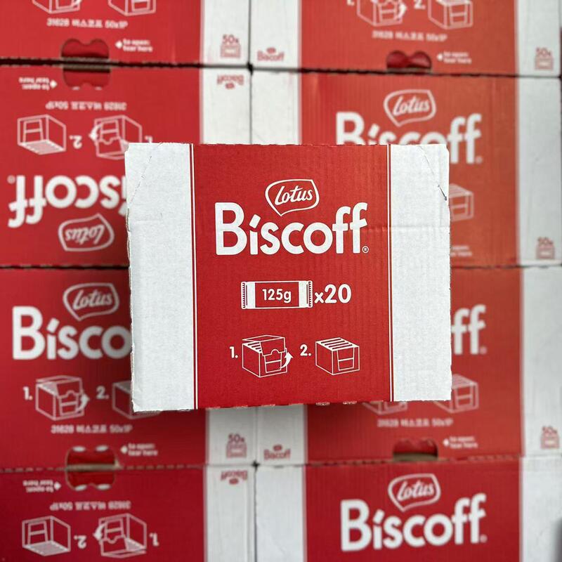 Lotus Biscoff Caramel Cookies 125g 20 Packs Whole Box Wedding Favors Desserts Snacks Crispy Biscuits