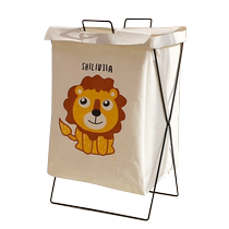 Nordic folding dirty clothes basket laundry basket large waterproof dirty clothes basket toy clothes white simple clothes storage basket