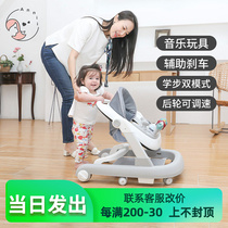 Baby walker baby anti-o-leg two-in-one baby learn to drive 2022 new boy and girl anti-rollover trolley