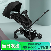 Baby stroller artifact baby stroller one-click folding can sit and lie children baby light portable two-way stroller stroller