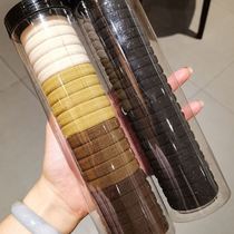 Leather gluten 20 strips high elastic and durable Seamless Hair Rope South Korea Head Rope Without Hair Rubber Band Hair Ring Leather