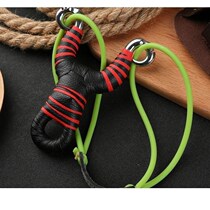 Tibetan Antelope Traditional Leather Fascia Group Slingshot Antiqu Metal Bullet Work Shelf Powerful Competitive Steel Ball Slingshot Steel Ball