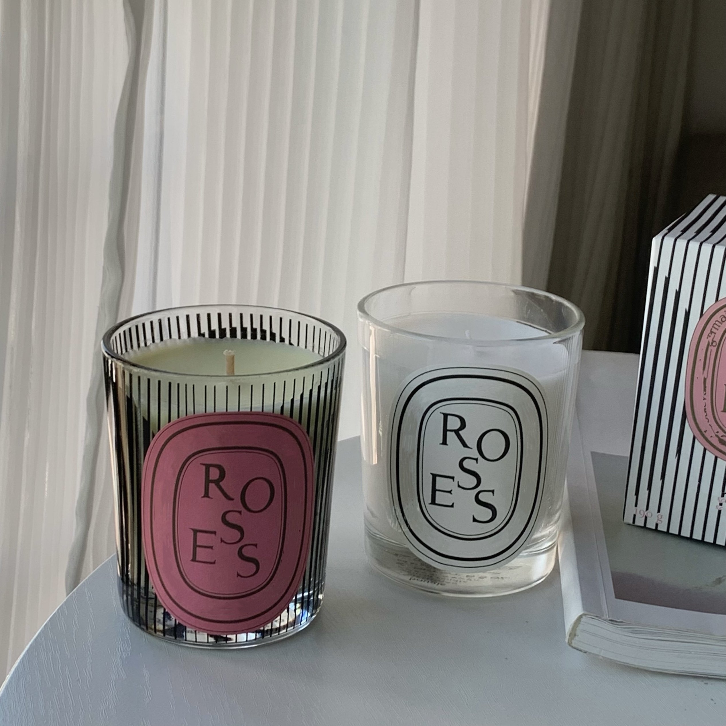 7031 Home Scents Scented Candle Rose Berries No Fig 34 Street Room Scented Lavender Romantic 190g-Taobao